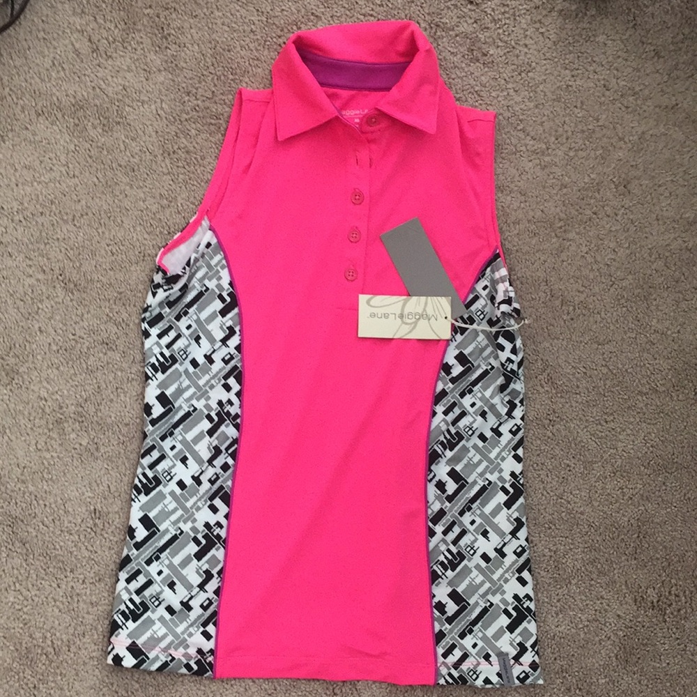Maggie Lane women’s golf polo sleeveless